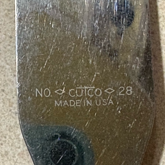 Cutco Vintage Wood Handle Carving Fork and Spreader Spatula Set - Picture 2 of 3